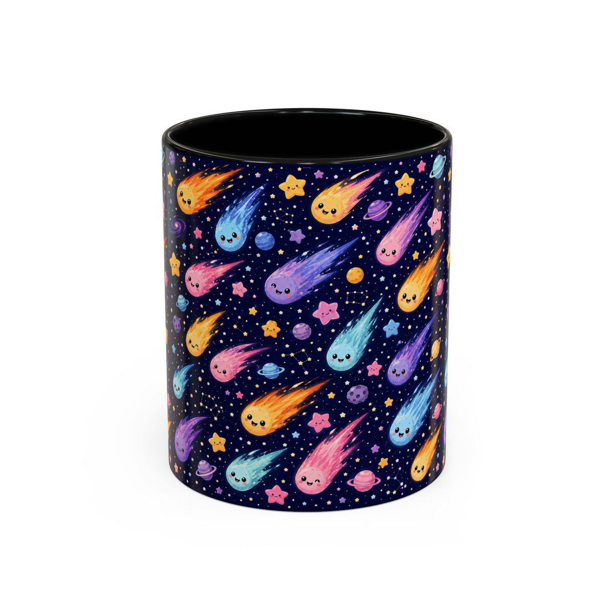 Accent Coffee Mug  (11/15 oz) - Cosmic Comet