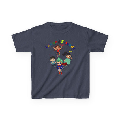 Kids Heavy Cotton™ Tee - Leo & Friends - Learning and growing - [[{"value":"Wonderwear Kid"}]]