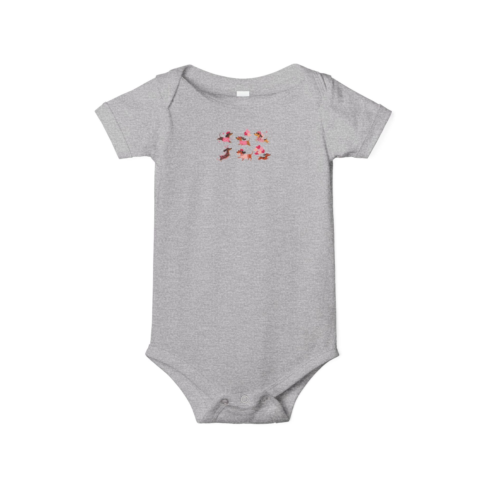 Infant Jersey One Piece - Valentines - Dachshund - [[{"value":"Wonderwear Kid"}]]