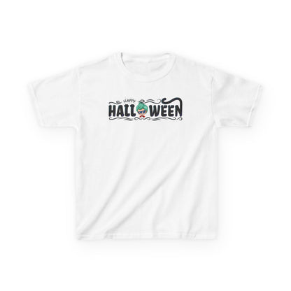 Kids Heavy Cotton™ Tee - Happy halloween by super kiddo Printify