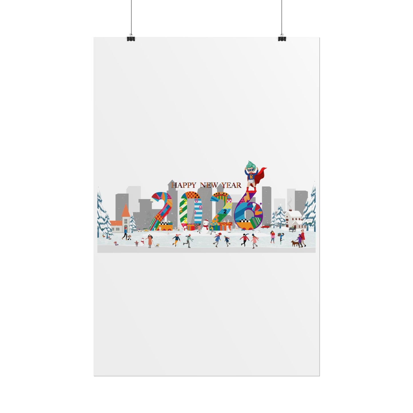 Rolled Posters - Happy 2026 - [[{"value":"Wonderwear Kid"}]]