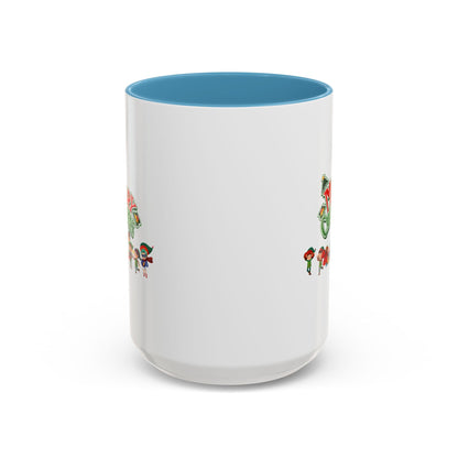Accent Coffee Mug - Merry christmas from super friends - [[{"value":"Wonderwear Kid"}]]