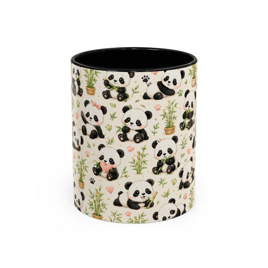 Accent Coffee Mug  (11/15 oz) - baby pandas
