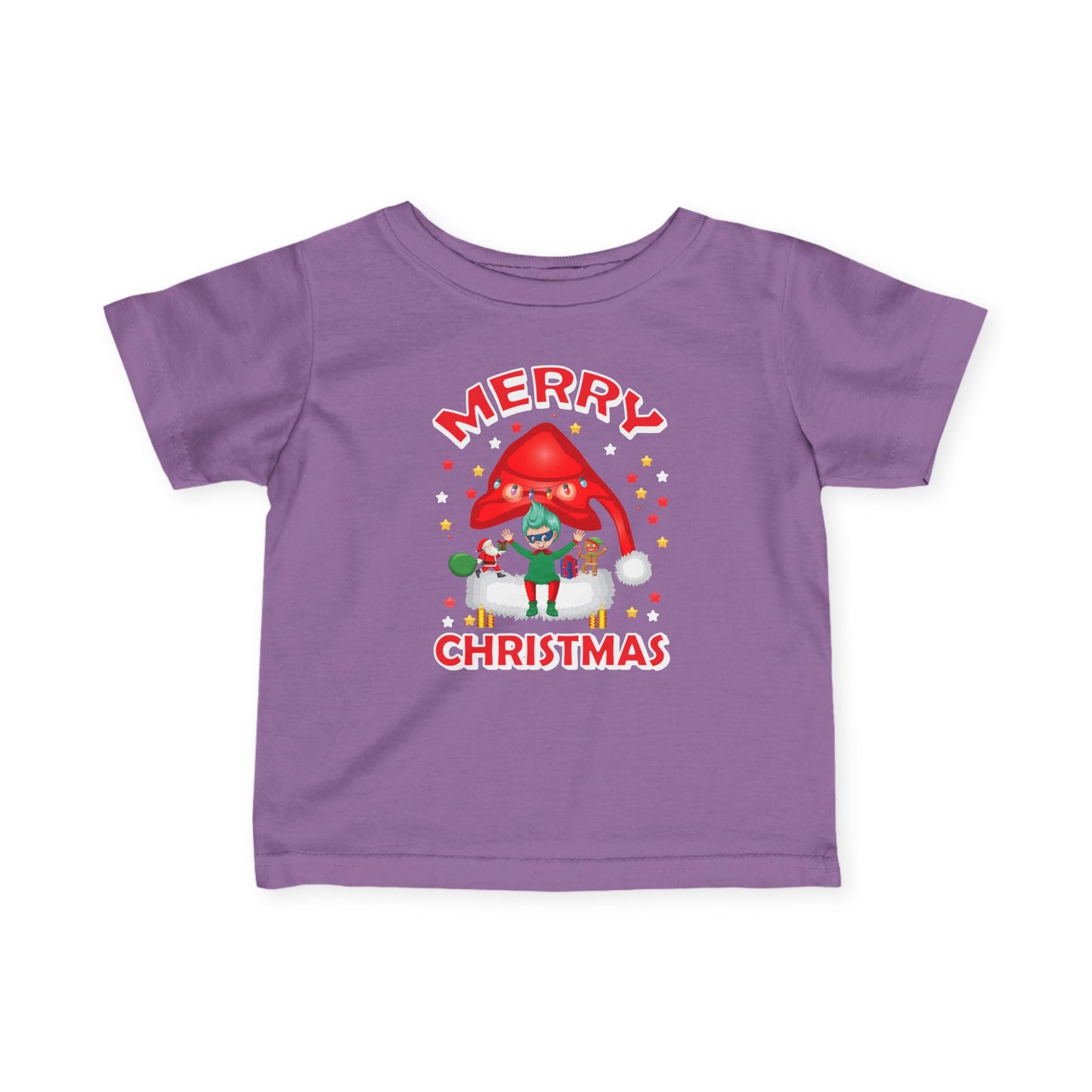 Infant Fine Jersey Tee - Merry christmas - [[{"value":"Wonderwear Kid"}]]