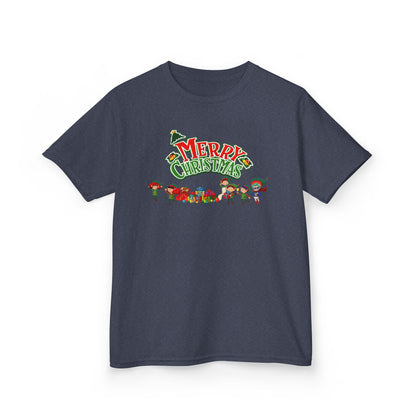 Kids Heavy Cotton™ Tee - Merry christmas from super friends - [[{"value":"Wonderwear Kid"}]]