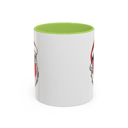 Accent Coffee Mug - Santa Super kiddo - [[{"value":"Wonderwear Kid"}]]