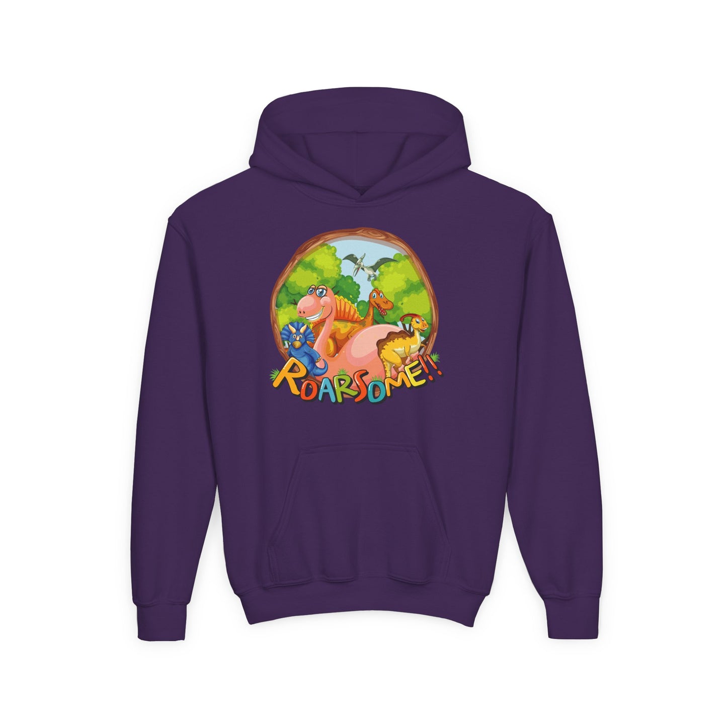 Youth Heavy Blend Hooded Sweatshirt - Roarsome