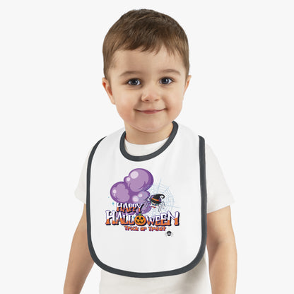 Baby Bib - Happy holloween - spider kiddo - [[{"value":"Wonderwear Kid"}]]