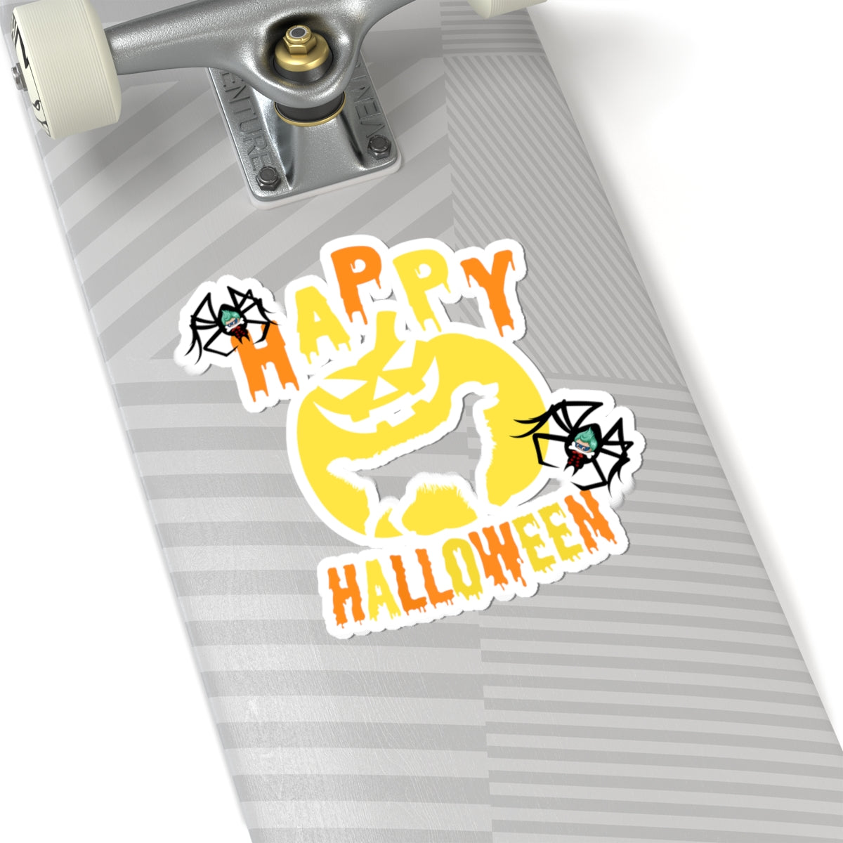 Kiss-Cut Stickers - Happy holloween Printify