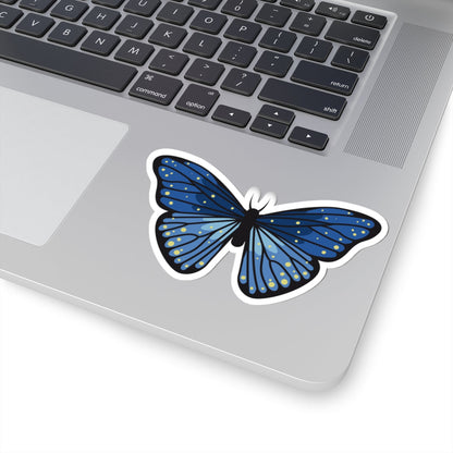 Kiss-Cut Stickers - Blue butterfly Printify