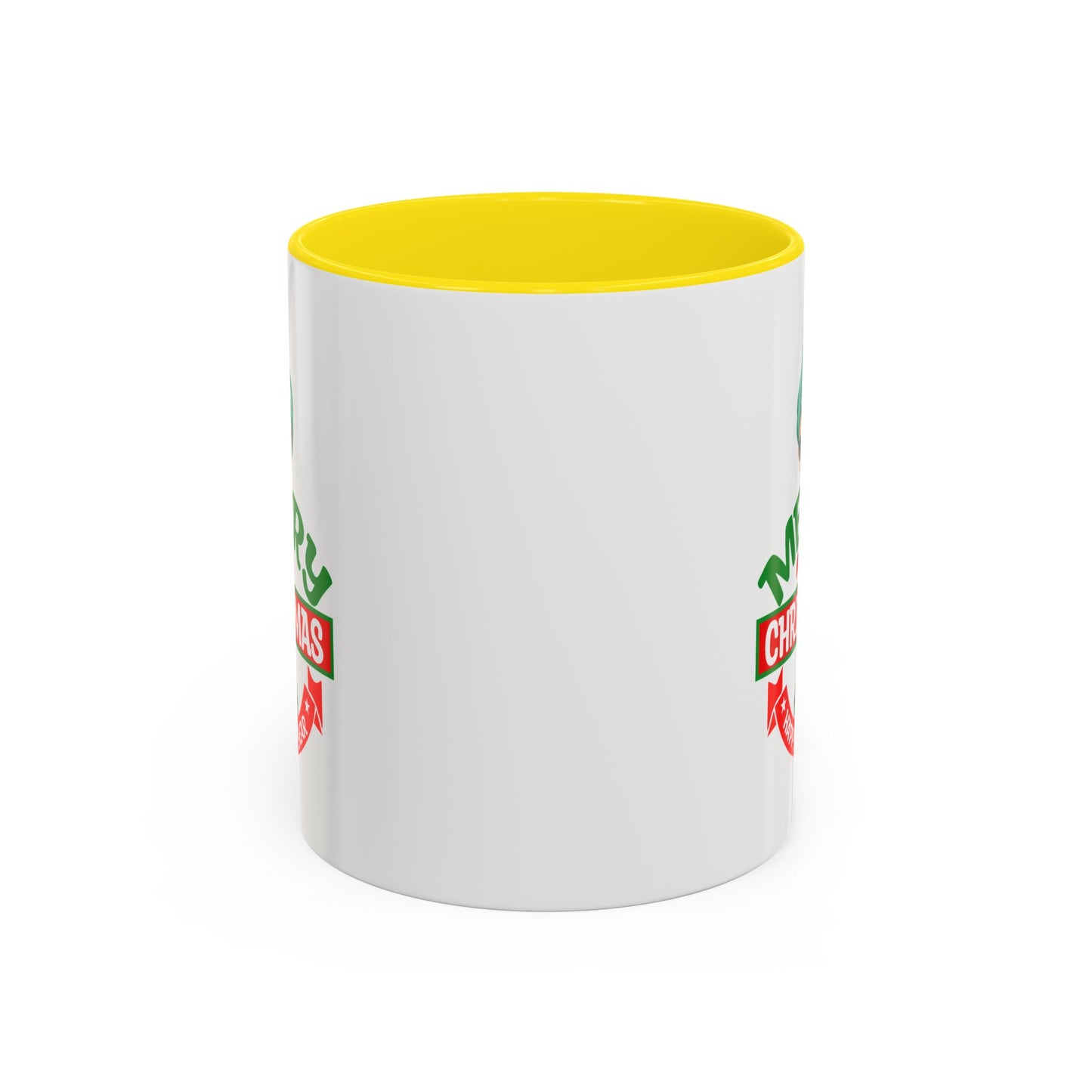 Accent Coffee Mug - Merry chridtmas from super kiddo
