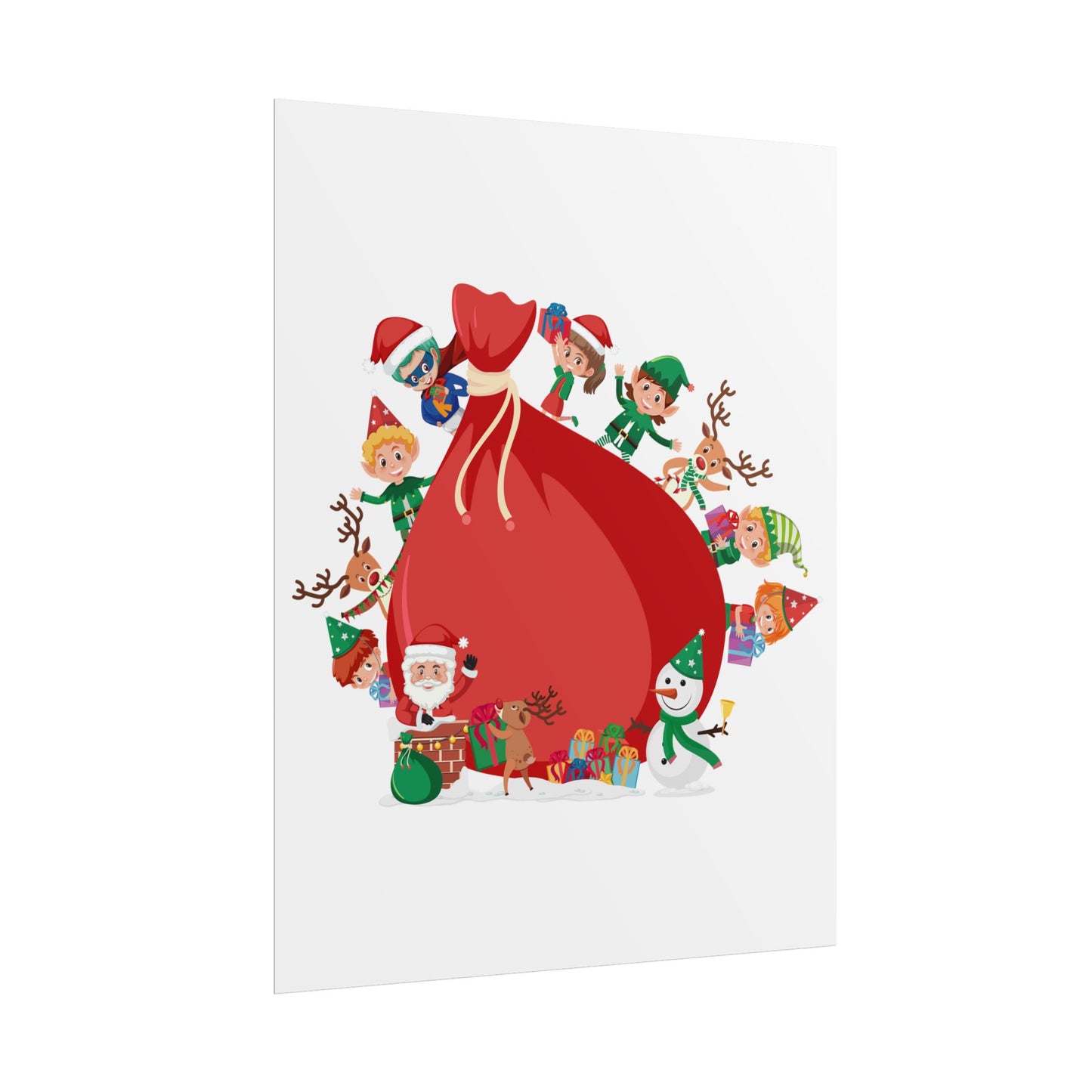 Rolled Posters - Super kiddo and big gift - [[{"value":"Wonderwear Kid"}]]