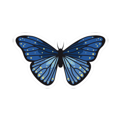 Kiss-Cut Stickers - Blue butterfly Printify