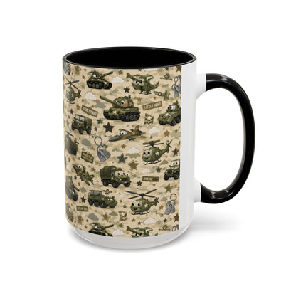 Accent Coffee Mug  (11/15 oz) - Military Kids