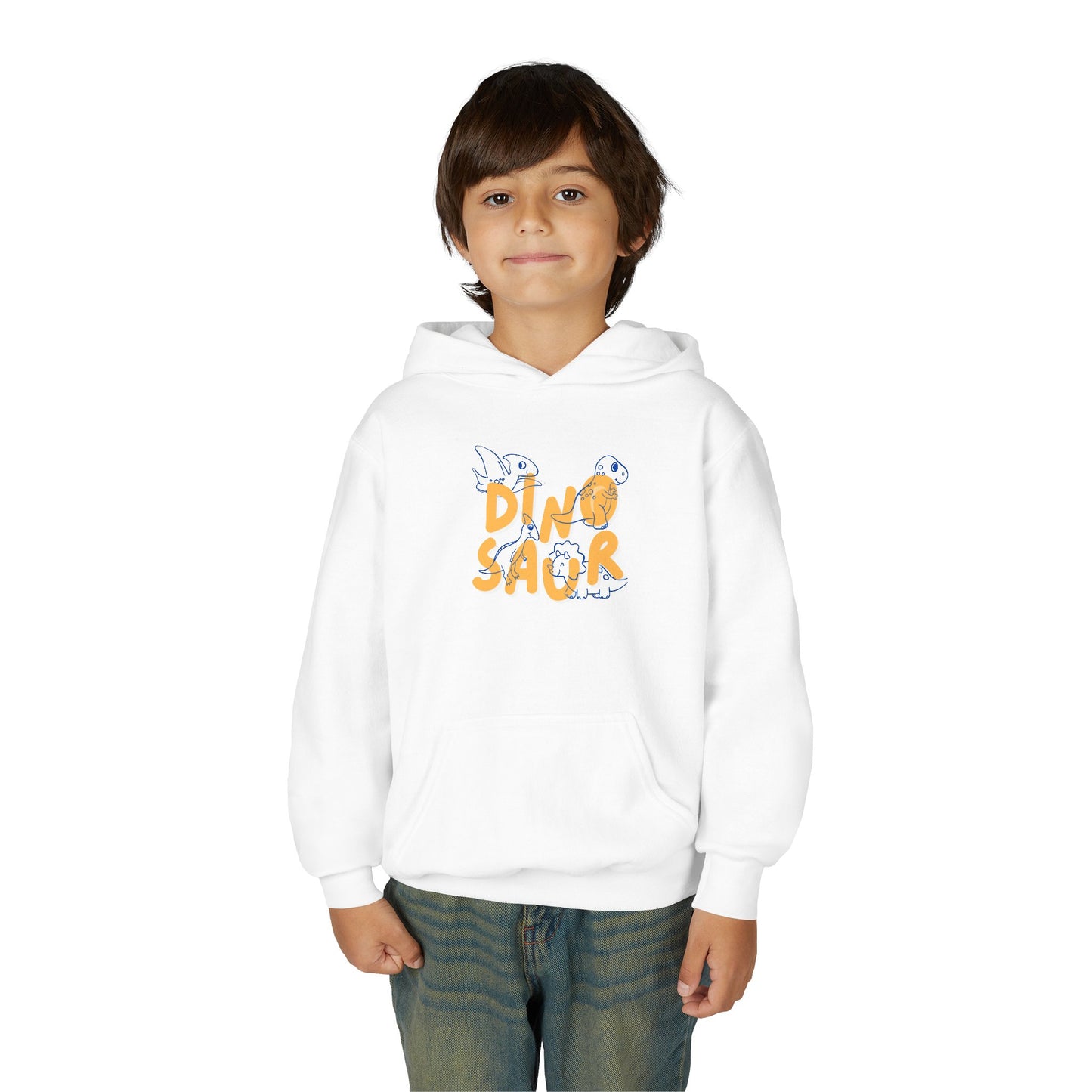 Youth Heavy Blend Hooded Sweatshirt -  Dino-saur