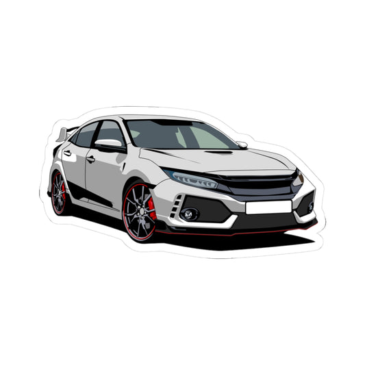 Kiss-Cut Vinyl Decals - Sedan car