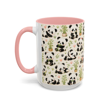Accent Coffee Mug  (11/15 oz) - baby pandas
