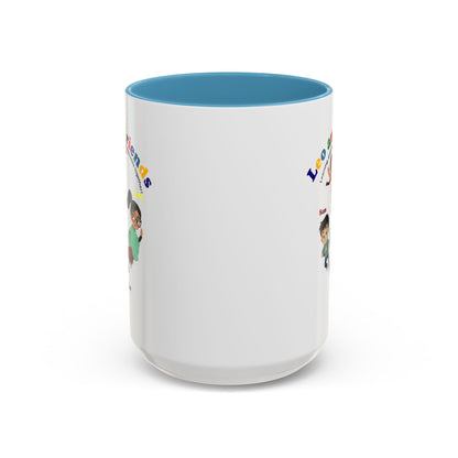 Accent Coffee Mug - Leo & Friends - Learning and growing - [[{"value":"Wonderwear Kid"}]]