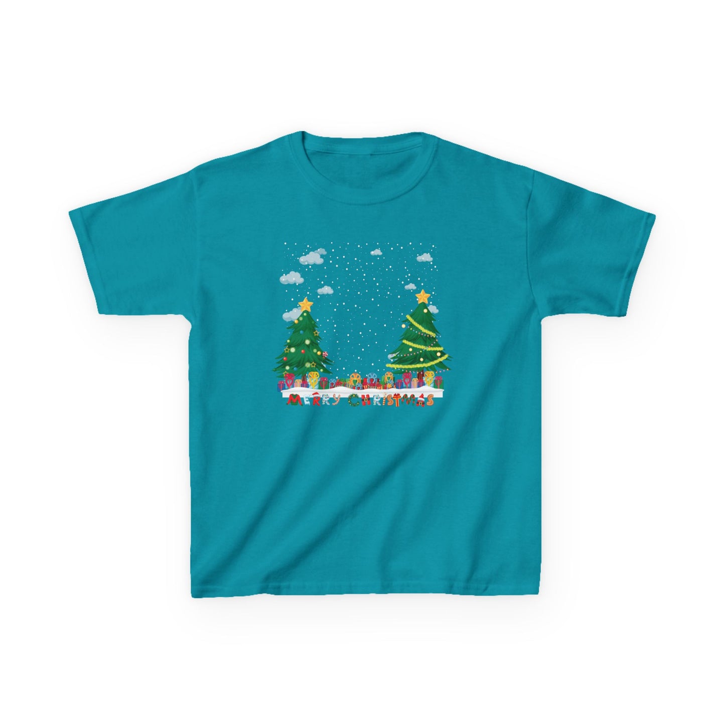 Kids Heavy Cotton™ Tee - Christmas and snowing - [[{"value":"Wonderwear Kid"}]]