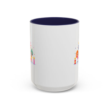 Accent Coffee Mug - Super kiddo lighting fireworks - [[{"value":"Wonderwear Kid"}]]