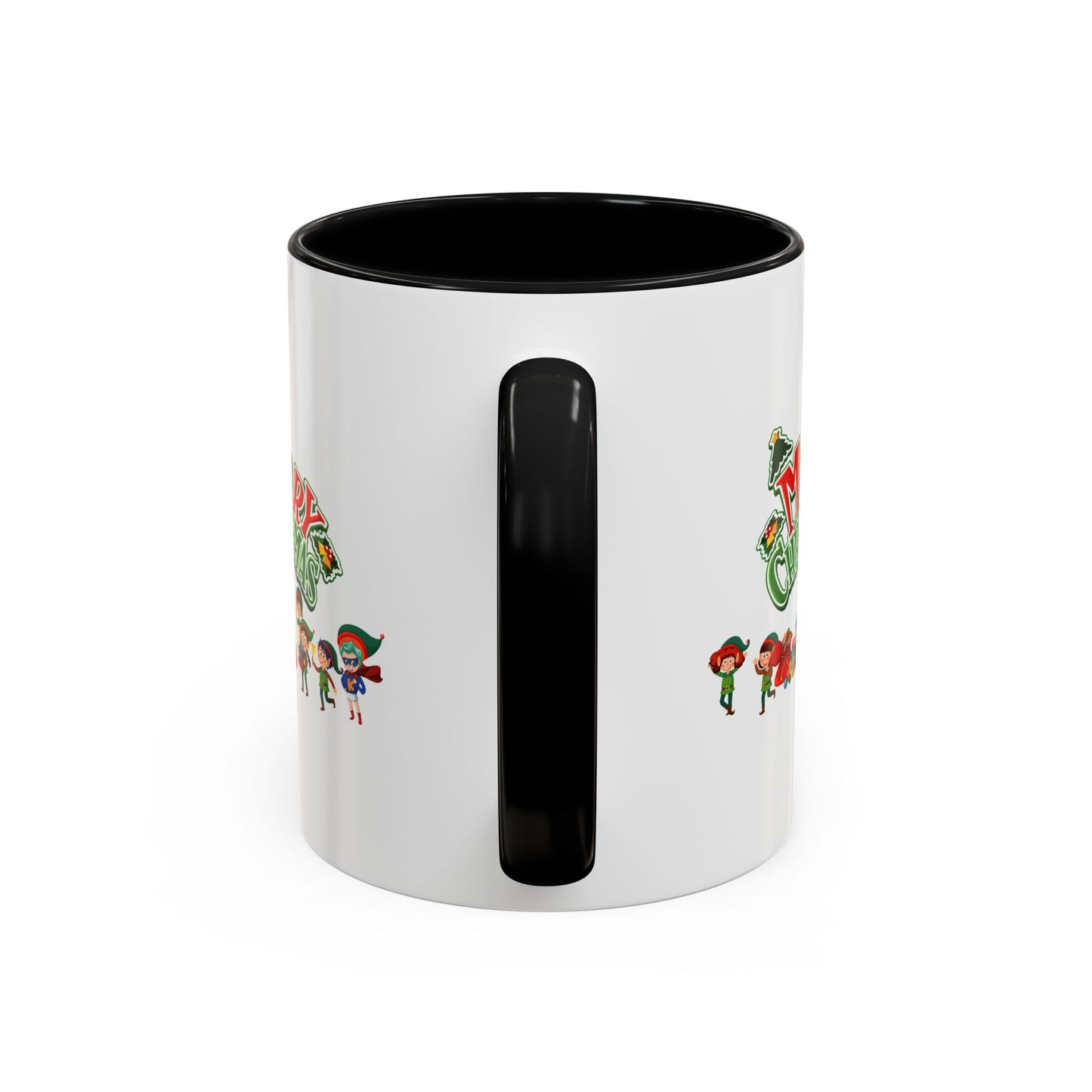 Accent Coffee Mug - Merry christmas from super friends