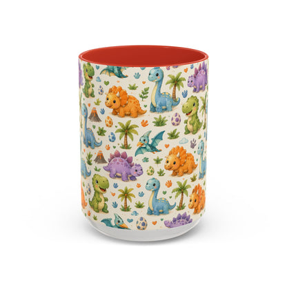 Accent Coffee Mug  (11/15 oz) - Baby Dinosaurs Nursery