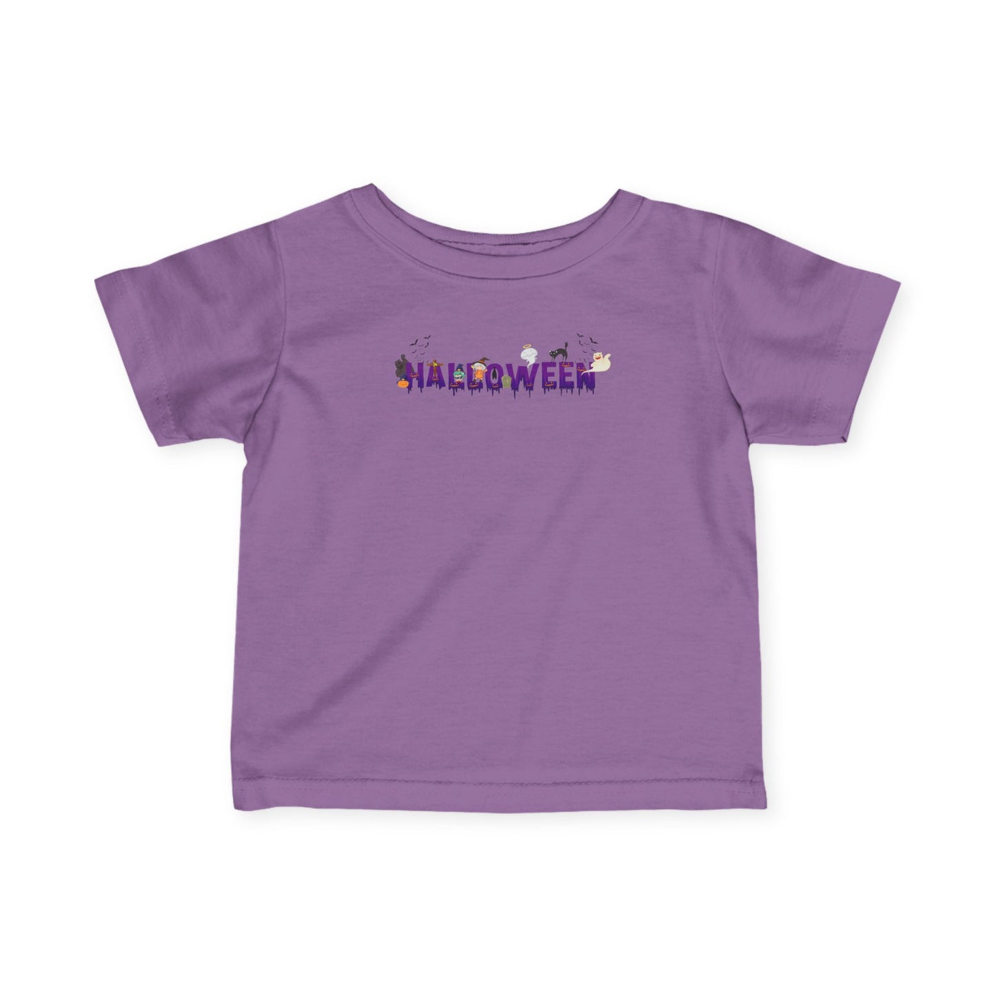 Infant Fine Jersey Tee - Holloween word