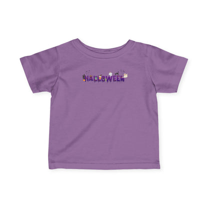 Infant Fine Jersey Tee - Holloween word Printify