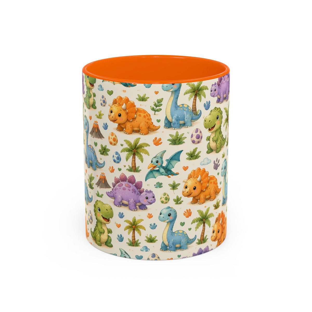 Accent Coffee Mug  (11/15 oz) - Baby Dinosaurs Nursery