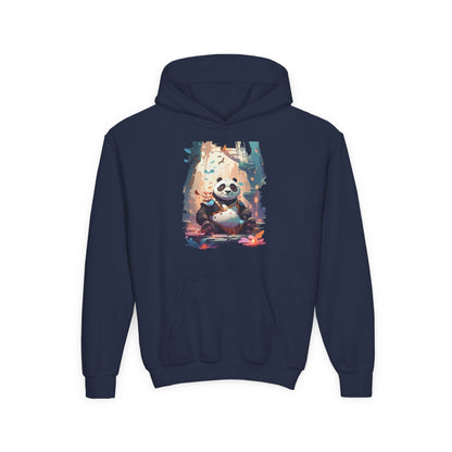 Youth Heavy Blend Hooded Sweatshirt - Kung fu Panda Printify
