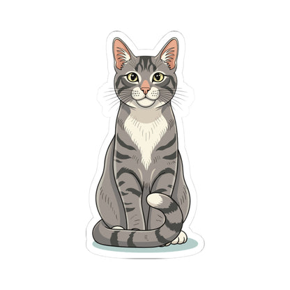 Kiss-Cut Stickers - Maine coon cat Printify