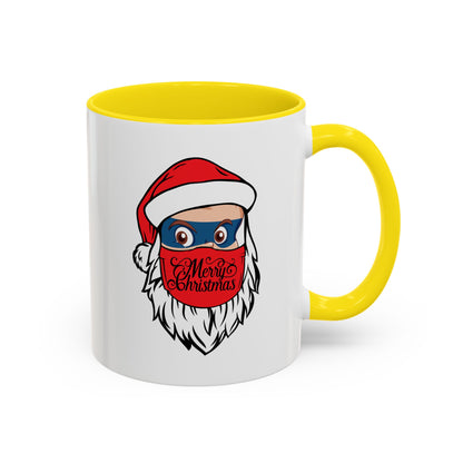 Accent Coffee Mug - Santa Super kiddo - [[{"value":"Wonderwear Kid"}]]
