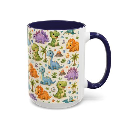 Accent Coffee Mug  (11/15 oz) - Baby Dinosaurs Nursery