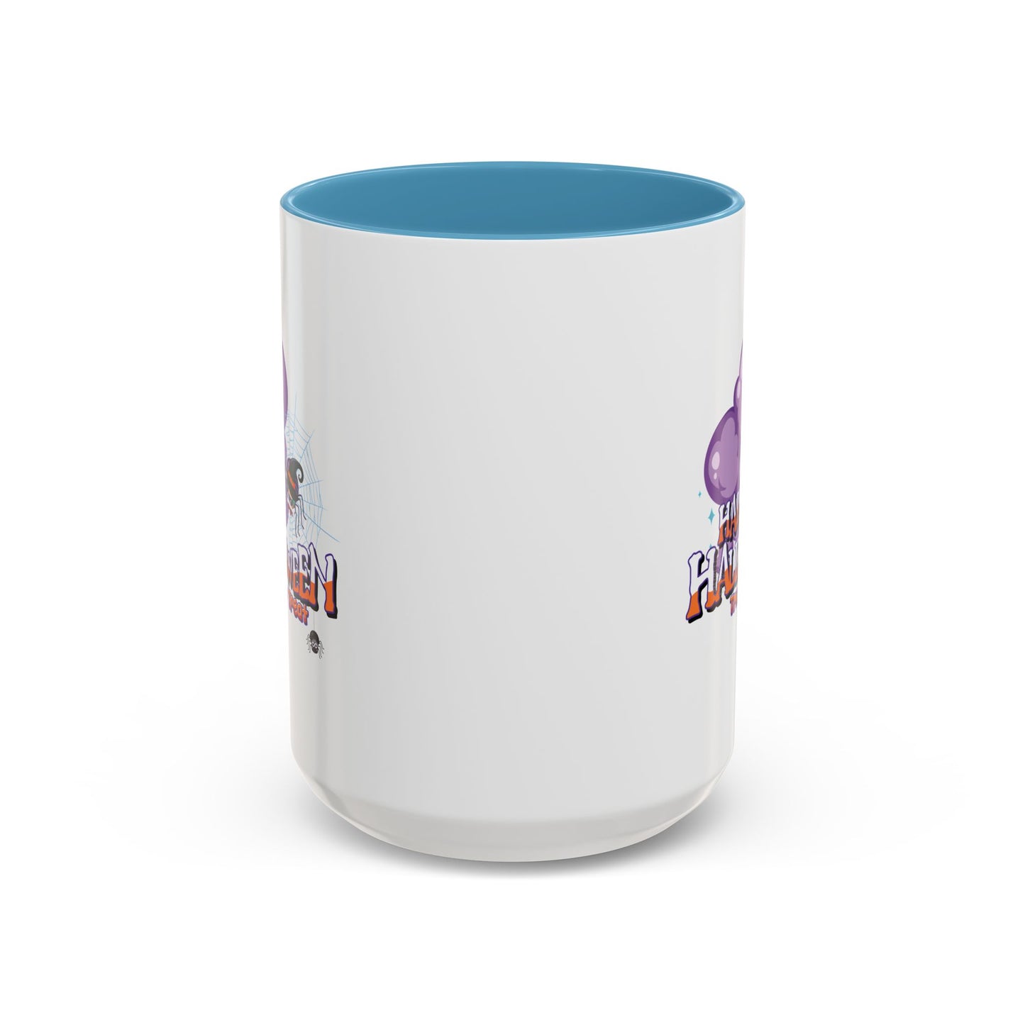 Accent Coffee Mug - Happy holloween - spider kiddo