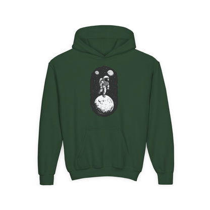 Youth Heavy Blend Hooded Sweatshirt - Cosmic Adventure Printify