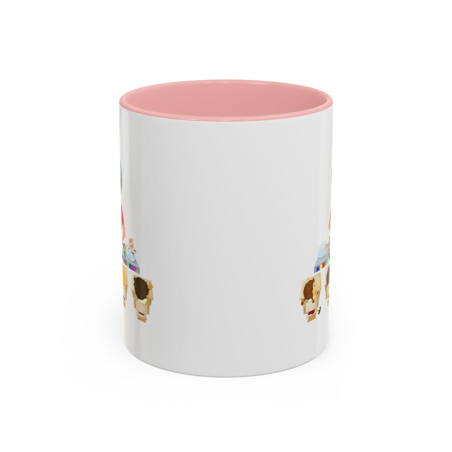 Accent Coffee Mug - Little kiddo teaching to wash dishes