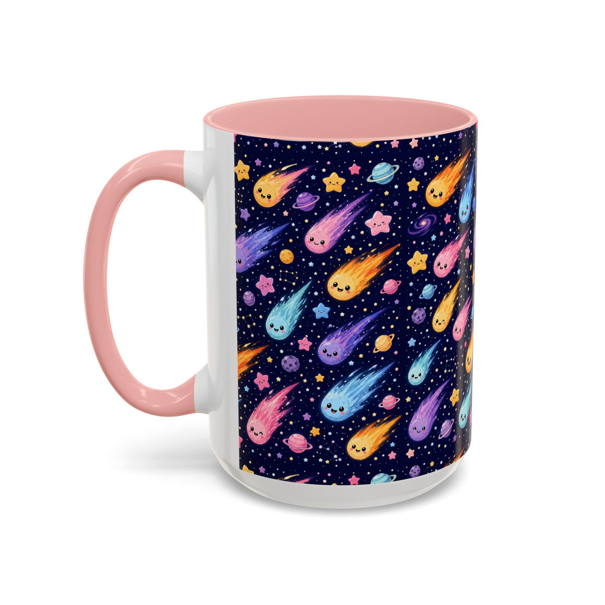 Accent Coffee Mug  (11/15 oz) - Cosmic Comet