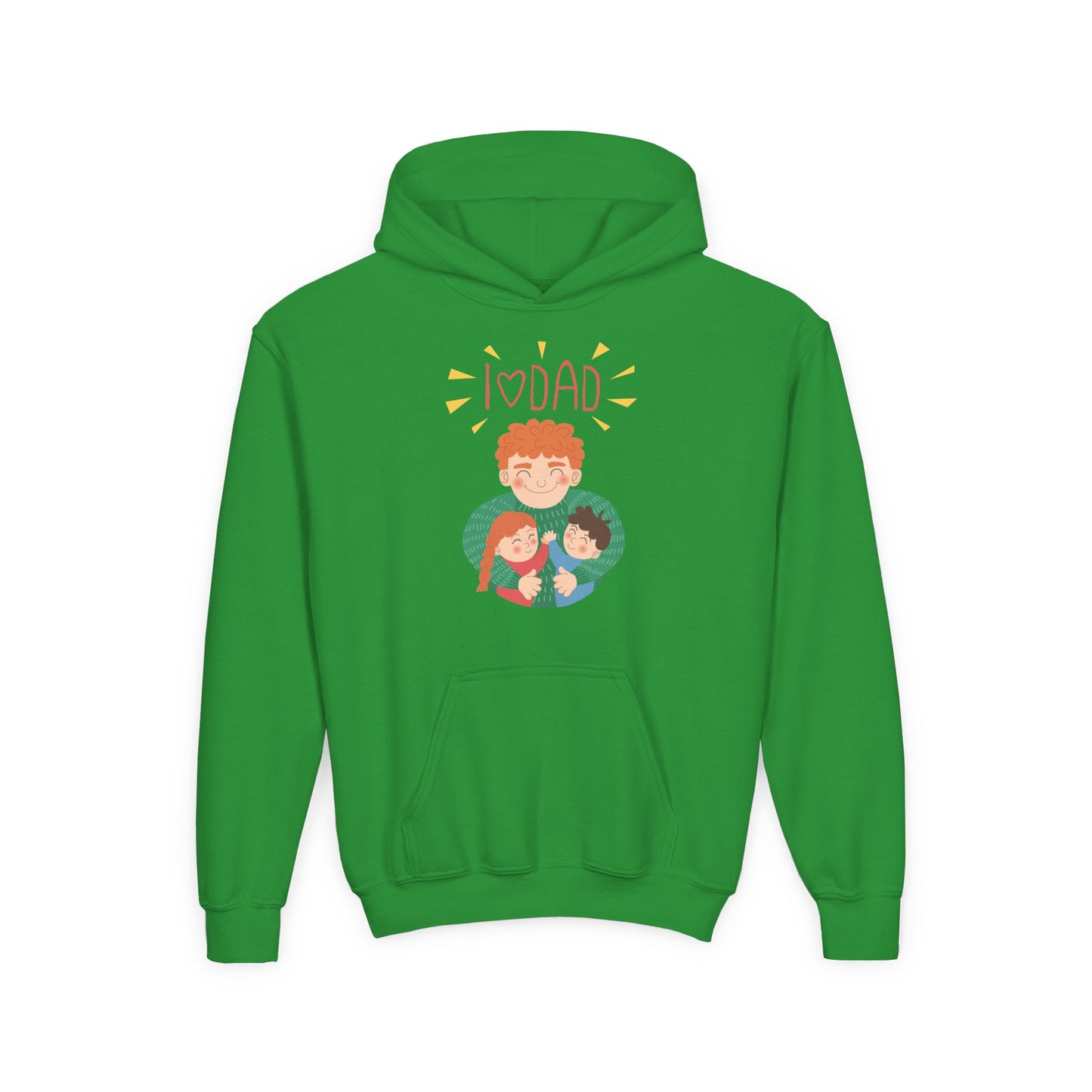 Youth Heavy Blend Hooded Sweatshirt - Daddys love