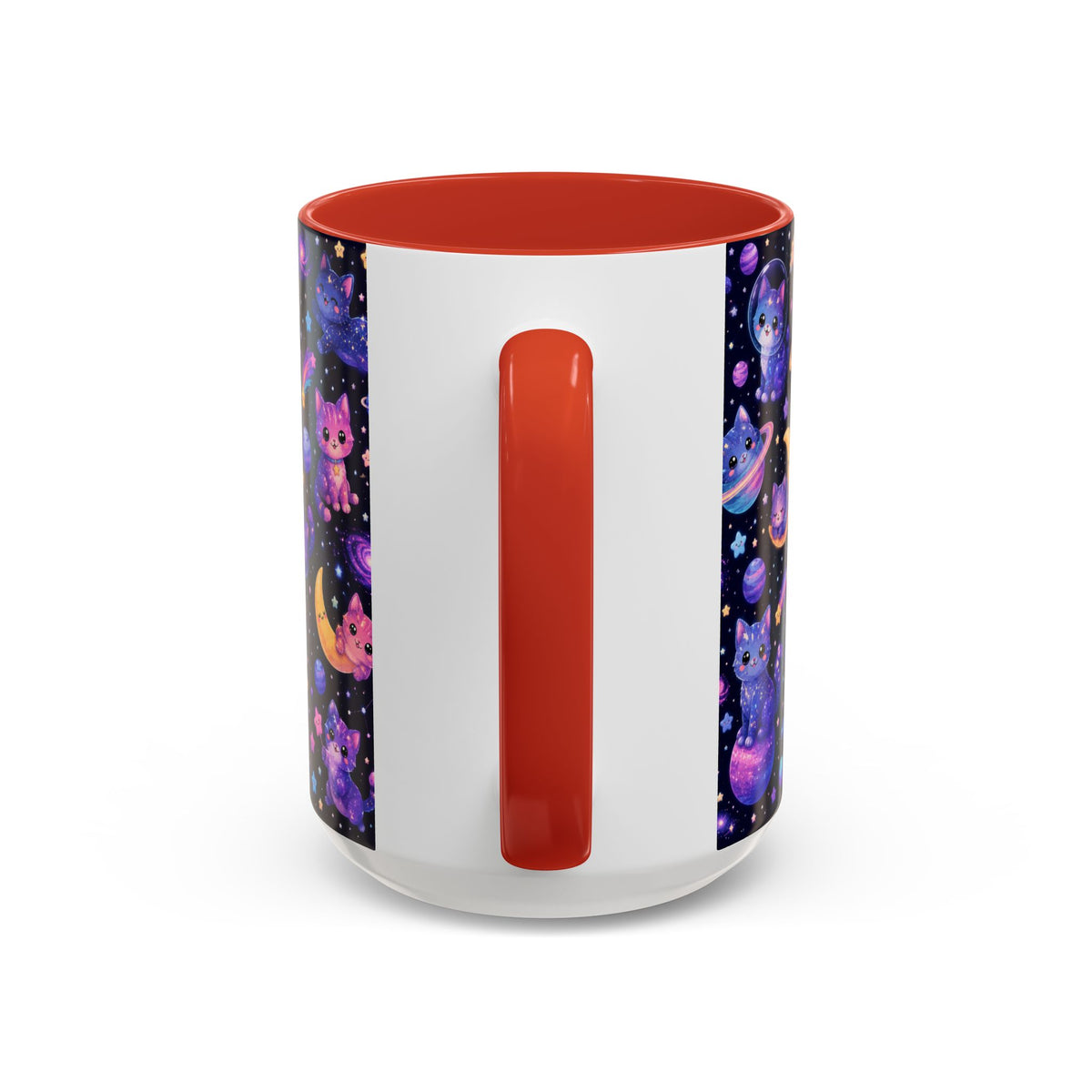 Accent Coffee Mug (11/15 oz) - Galaxy cats