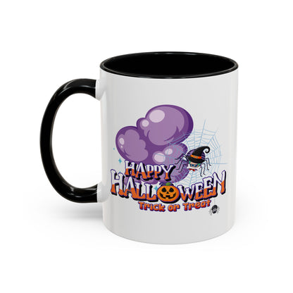 Accent Coffee Mug - Happy holloween - spider kiddo - [[{"value":"Wonderwear Kid"}]]