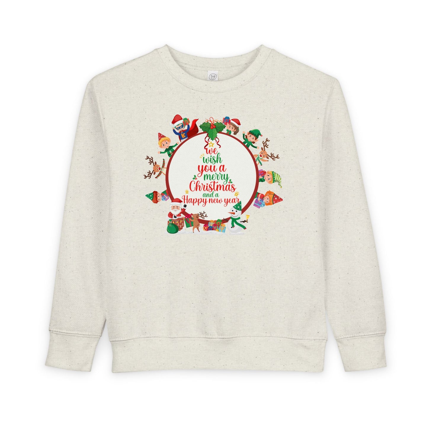 Toddler Sweatshirt - We Wish You a Merry Christmas - [[{"value":"Wonderwear Kid"}]]