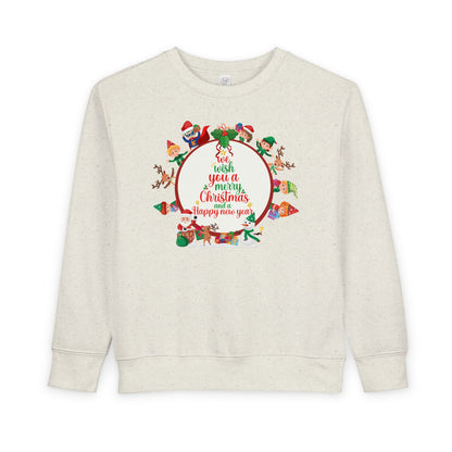 Toddler Sweatshirt - We Wish You a Merry Christmas - [[{"value":"Wonderwear Kid"}]]
