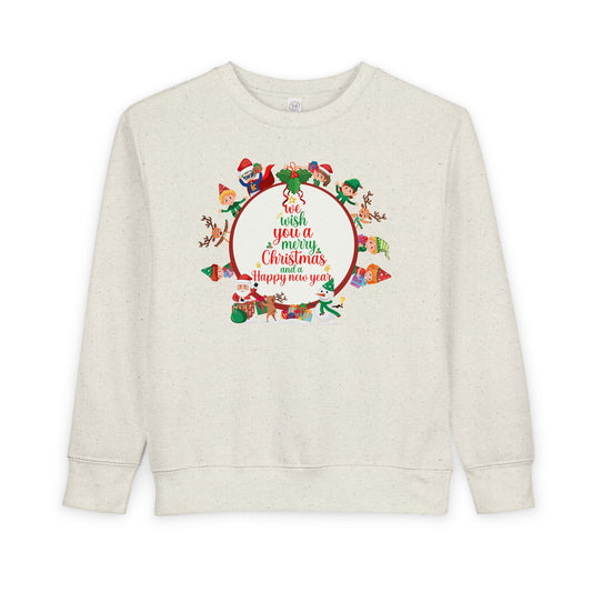 Toddler Sweatshirt - We Wish You a Merry Christmas - [[{"value":"Wonderwear Kid"}]]