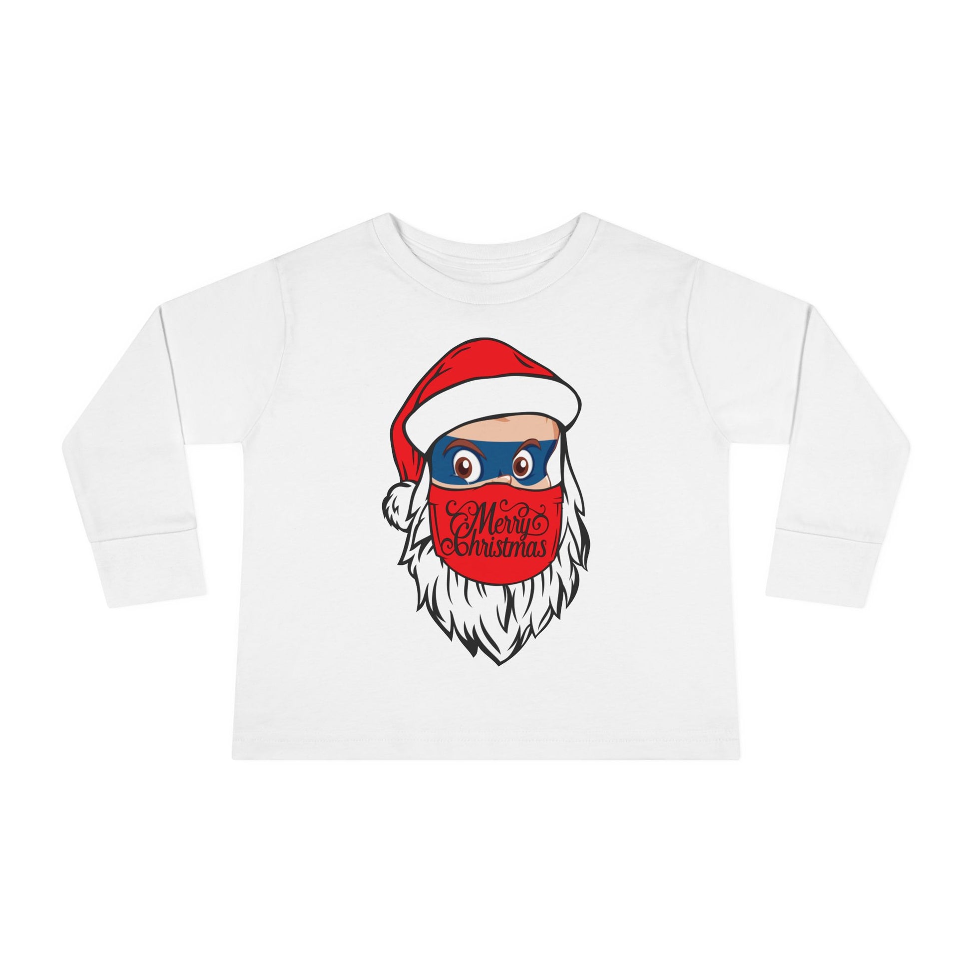 Toddler Long Sleeve Tee - Santa Super kiddo - [[{"value":"Wonderwear Kid"}]]