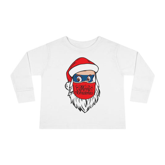 Toddler Long Sleeve Tee - Santa Super kiddo - [[{"value":"Wonderwear Kid"}]]