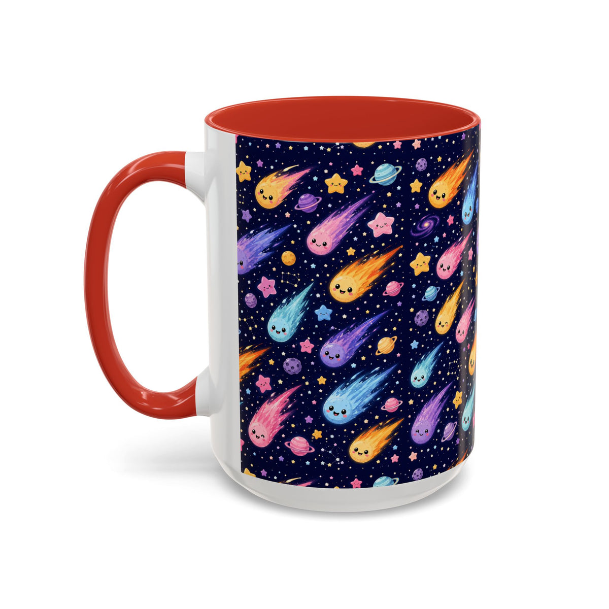 Accent Coffee Mug  (11/15 oz) - Cosmic Comet