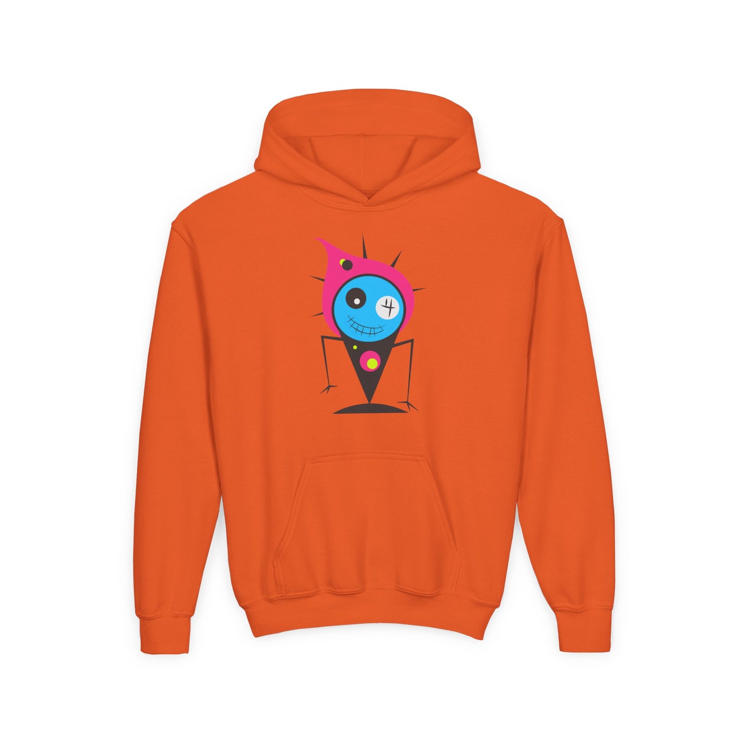 Youth Heavy Blend Hooded Sweatshirt -  Fire monster