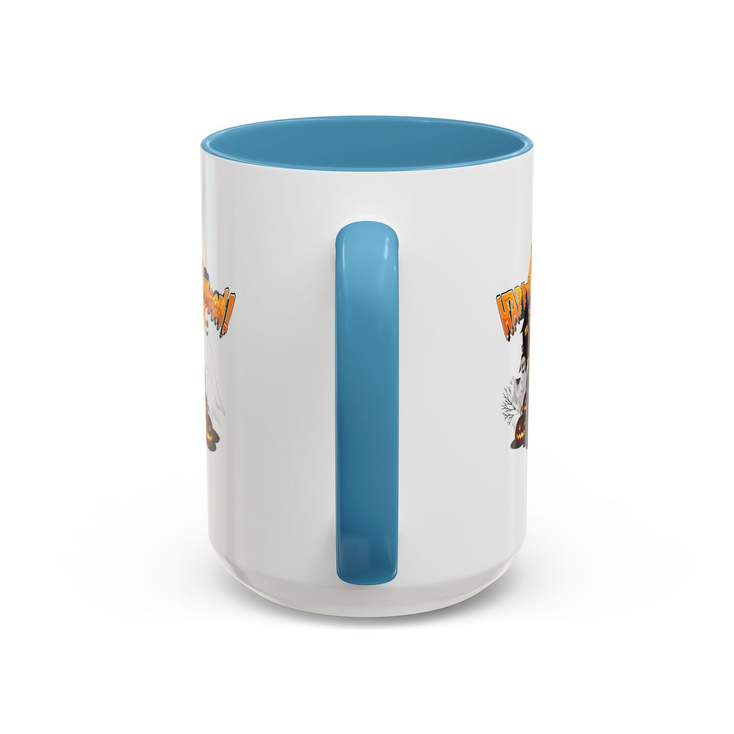 Accent Coffee Mug - Happy holloween - cemetery