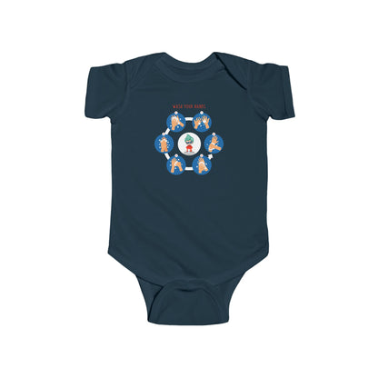 Infant Bodysuit - Super kiddo teaching how to wash hands - [[{"value":"Wonderwear Kid"}]]