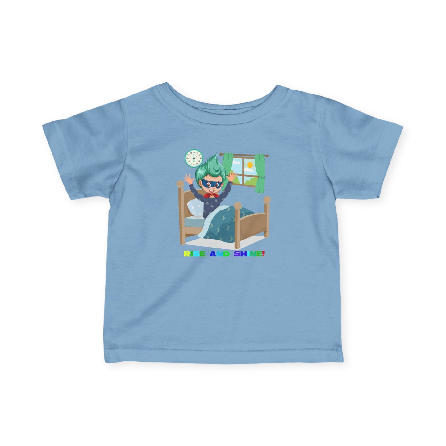 Infant Fine Jersey Tee - Super kiddo teaches us to wake up early - [[{"value":"Wonderwear Kid"}]]